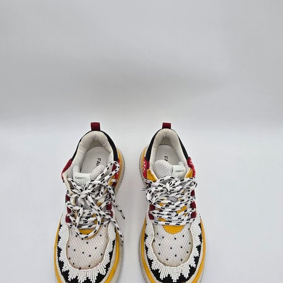 FARM Rio Irie Beaded Platform Sneakers in Multi color - Picture 4 of 8